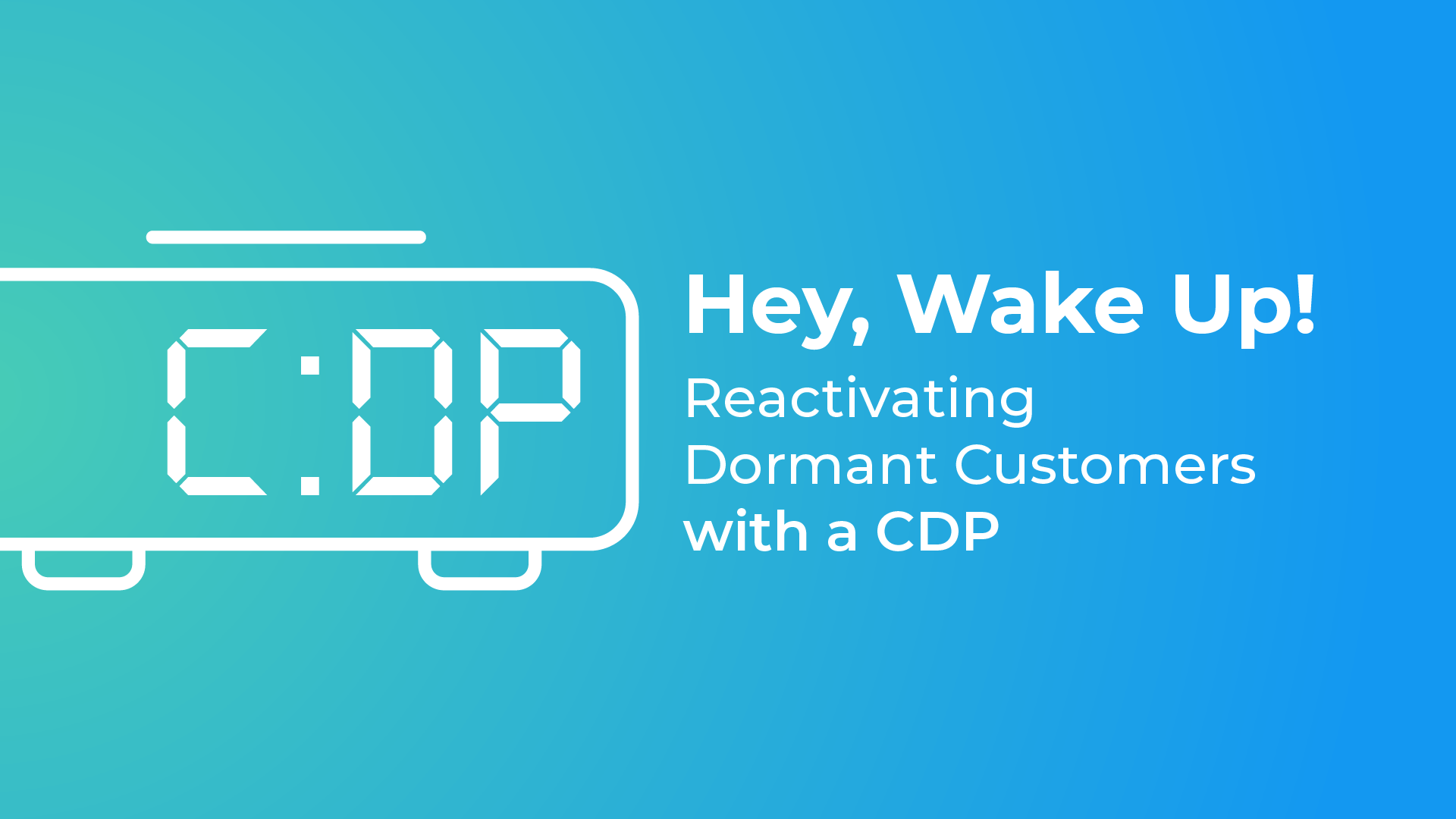 Hey, Wake Up! Reactivating Dormant Customers with a CDP